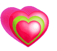Gif animé coeur qui bondit